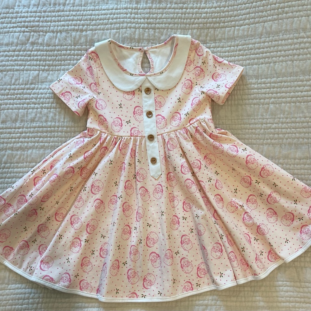 SweetHoney Pink Santa size 8 like new